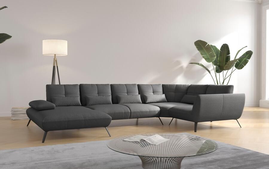 Places of Style Zithoek Mikado U-vorm incl. zitdiepteverstelling en armleuningverstelling - Foto 5