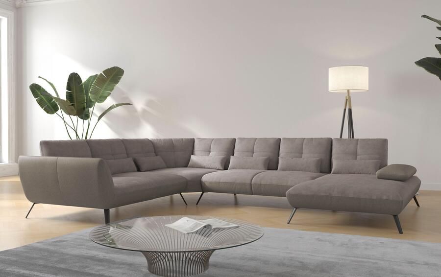 Places of Style Zithoek Mikado U-vorm incl. zitdiepteverstelling en armleuningverstelling - Foto 5