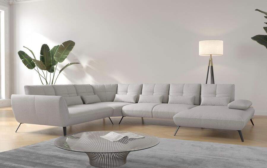 Places of Style Zithoek Mikado U-vorm incl. zitdiepteverstelling en armleuningverstelling - Foto 5