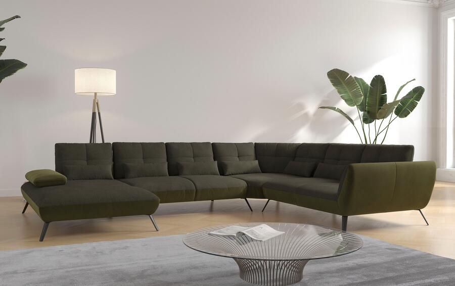 Places of Style Zithoek Mikado U-vorm incl. zitdiepteverstelling en armleuningverstelling - Foto 5