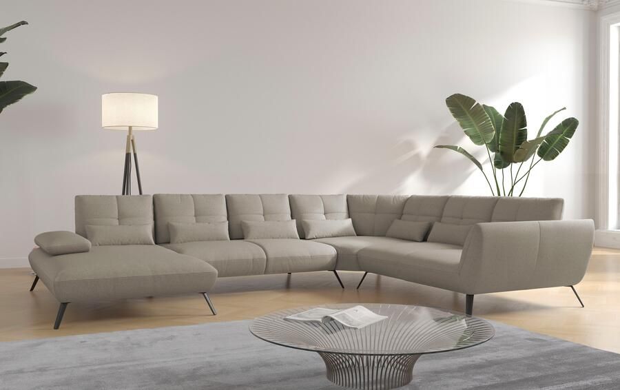 Places of Style Zithoek Mikado U-vorm incl. zitdiepteverstelling en armleuningverstelling - Foto 5