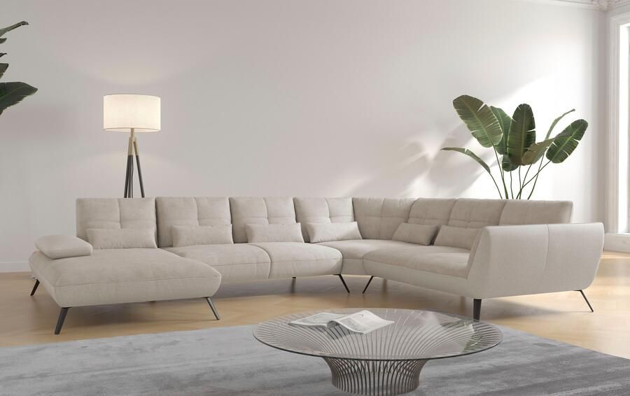 Places of Style Zithoek Mikado U-vorm incl. zitdiepteverstelling en armleuningverstelling - Foto 5