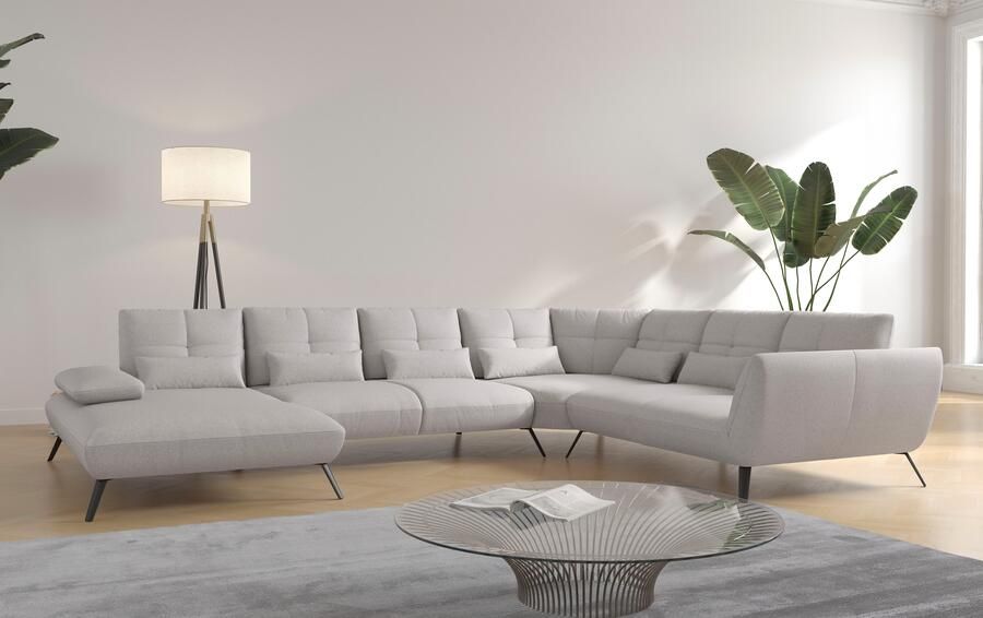 Places of Style Zithoek Mikado U-vorm incl. zitdiepteverstelling en armleuningverstelling - Foto 5