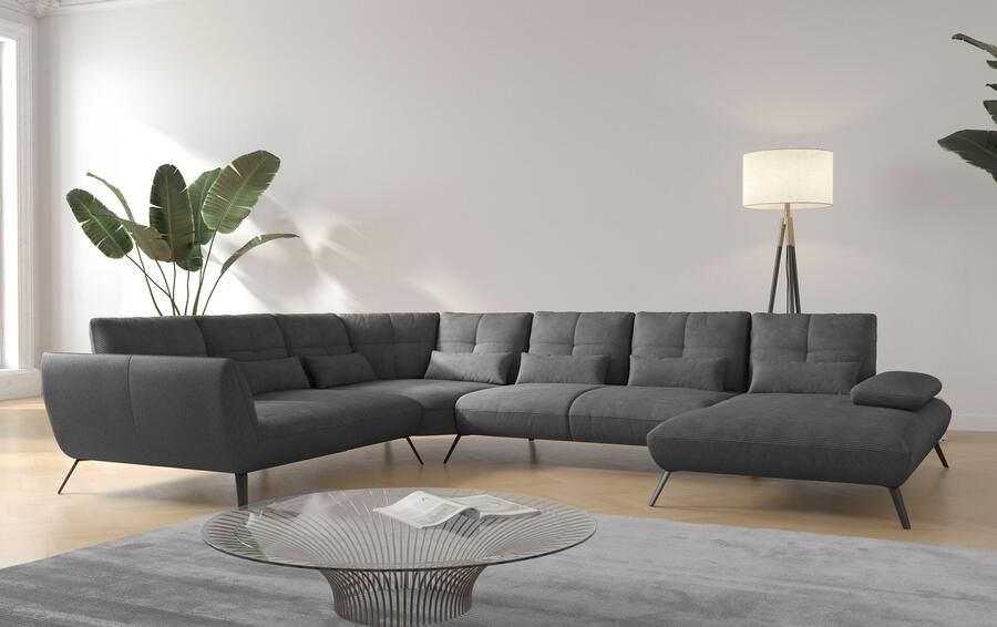 Places of Style Zithoek Mikado U-vorm incl. zitdiepteverstelling en armleuningverstelling - Foto 5