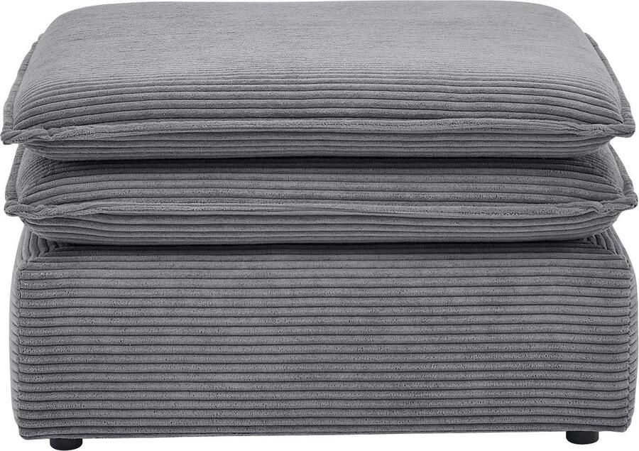 Home affaire Hocker PIAGGE Hoogwaardige cord passend bij de fauteuil - Foto 4