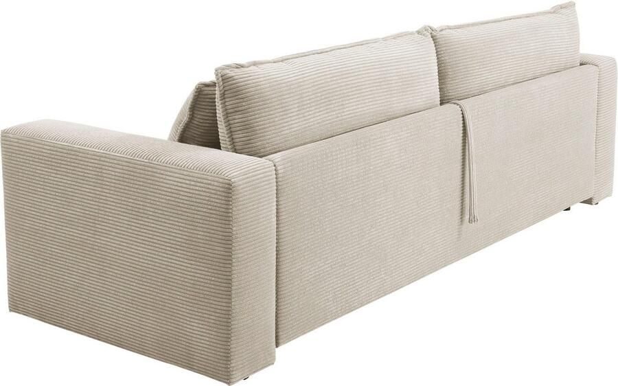 Home affaire Zithoek PIAGGE 3-zitsbank met slaapfunctie en loveseat-hocker als set (2-delig) - Foto 10