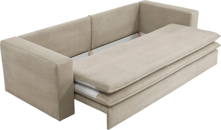 Home affaire Zithoek PIAGGE 3-zitsbank met slaapfunctie en loveseat-hocker als set (2-delig) - Foto 13