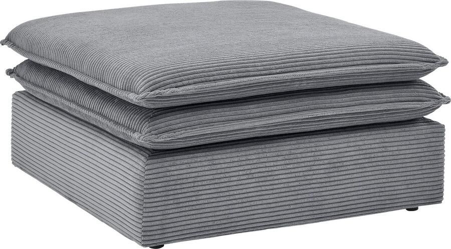 Home affaire Hocker PIAGGE Hoogwaardige cord passend bij de loveseat PIAGGE - Foto 7