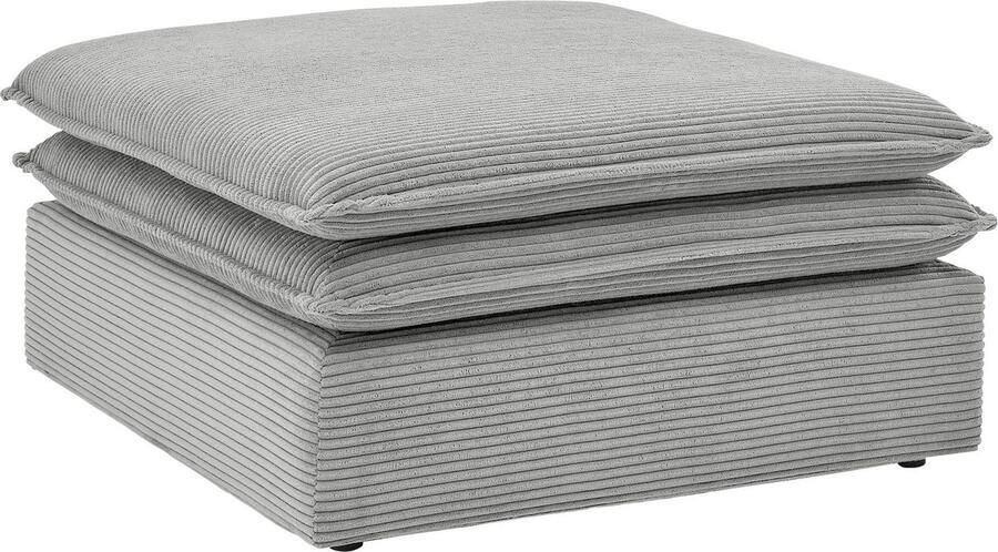 Home affaire Hocker PIAGGE Hoogwaardige cord passend bij de loveseat PIAGGE - Foto 7