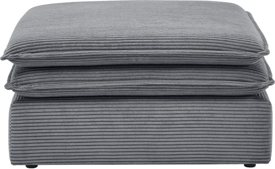 Home affaire Hocker PIAGGE Hoogwaardige cord passend bij de loveseat PIAGGE - Foto 5