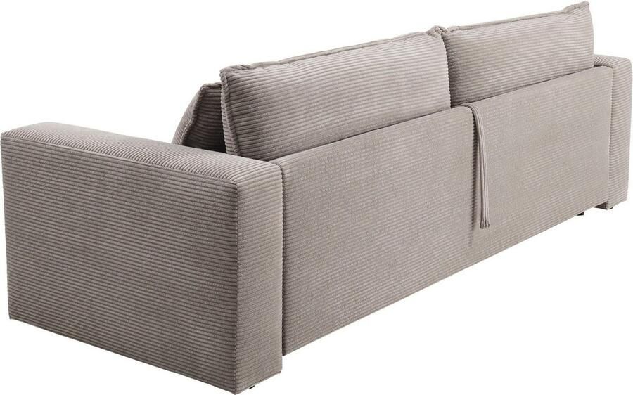 Home affaire Zithoek PIAGGE 3-zitsbank met slaapfunctie en loveseat-hocker als set (2-delig) - Foto 10