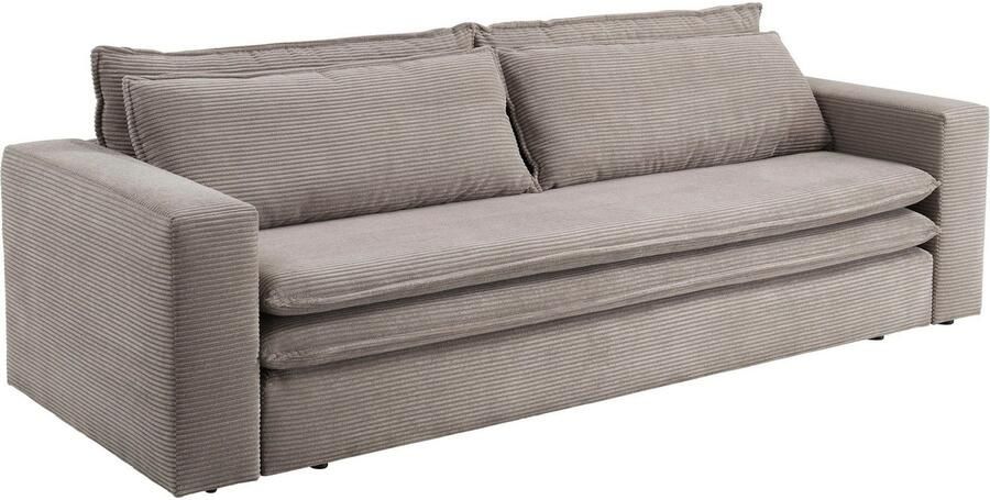 Home affaire Zithoek PIAGGE 3-zitsbank met slaapfunctie en loveseat-hocker als set (2-delig) - Foto 15