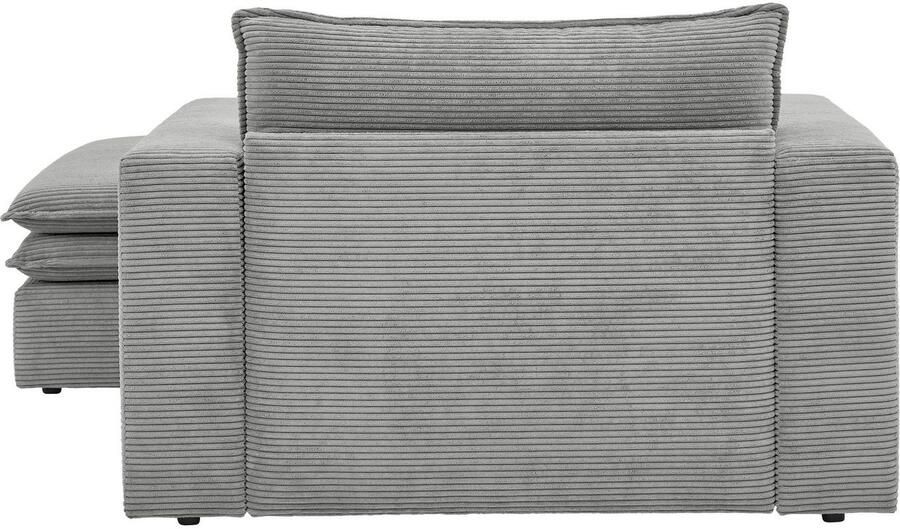 Home affaire Zithoek PIAGGE Hoogwaardige cord loveseat en loveseat-hocker als set (2-delig) - Foto 8