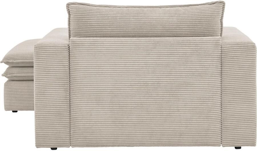 Home affaire Zithoek PIAGGE Hoogwaardige cord fauteuil en hocker klein als set (2-delig) - Foto 7
