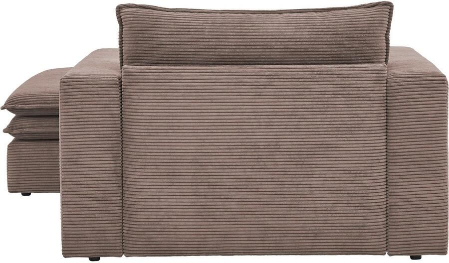Home affaire Zithoek PIAGGE Hoogwaardige cord loveseat en loveseat-hocker als set (2-delig) - Foto 9