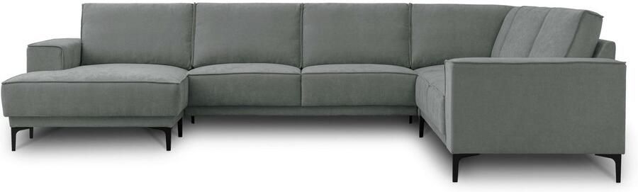 Places of Style Zithoek XXL bank Oland structuur platweefsel luxe microvezel bouclé - Foto 11