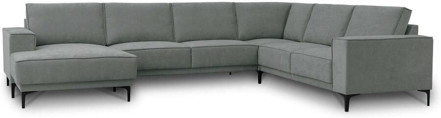 Places of Style Zithoek XXL bank Oland structuur platweefsel luxe microvezel bouclé - Foto 12