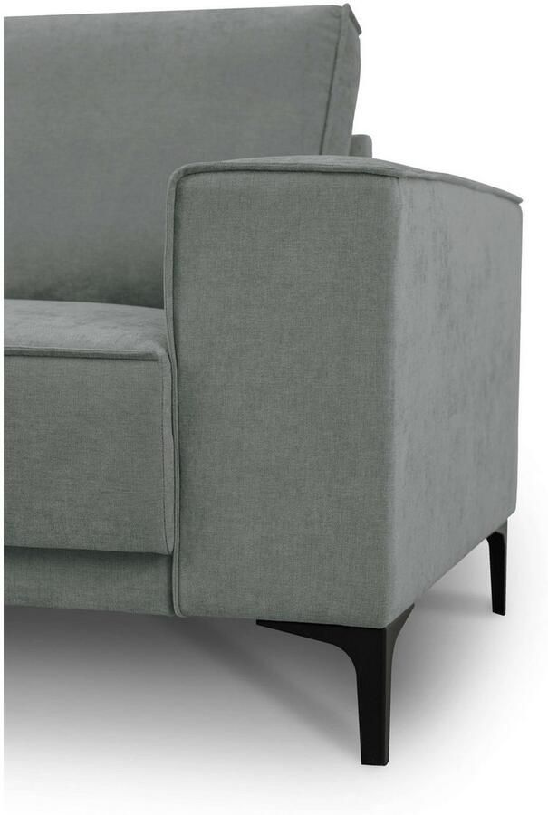 Places of Style Zithoek XXL bank Oland structuur platweefsel luxe microvezel bouclé - Foto 3