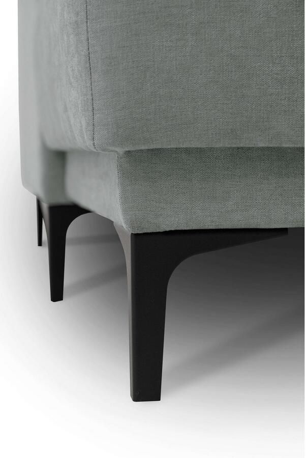 Places of Style Zithoek XXL bank Oland structuur platweefsel luxe microvezel bouclé - Foto 5