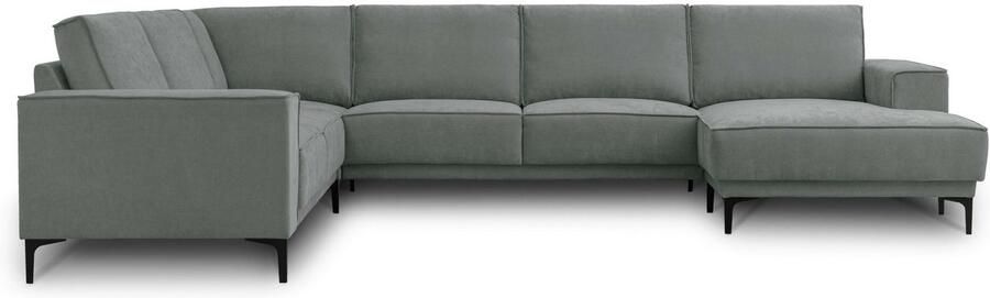 Places of Style Zithoek XXL bank Oland structuur platweefsel luxe microvezel bouclé - Foto 11