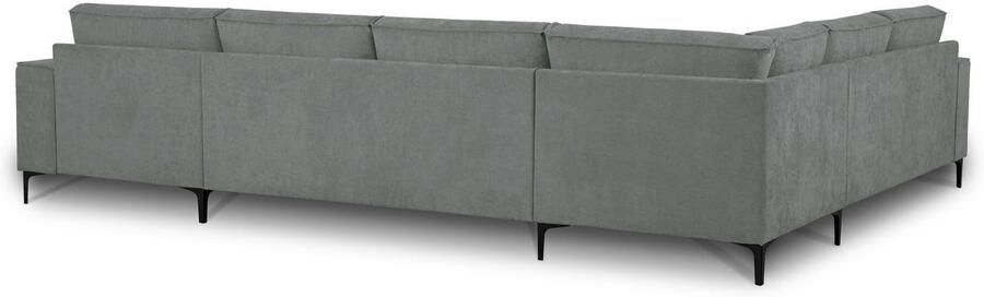 Places of Style Zithoek XXL bank Oland structuur platweefsel luxe microvezel bouclé - Foto 10