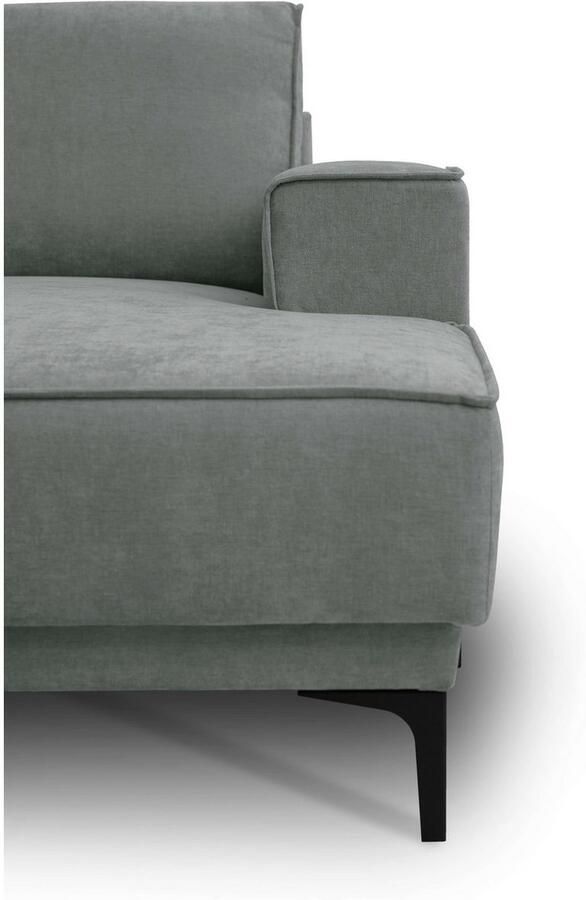 Places of Style Zithoek XXL bank Oland structuur platweefsel luxe microvezel bouclé - Foto 6