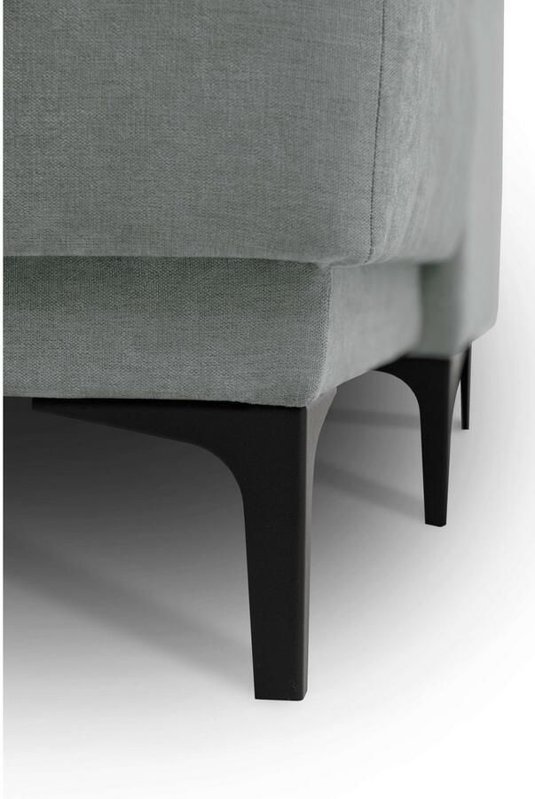 Places of Style Zithoek XXL bank Oland structuur platweefsel luxe microvezel bouclé - Foto 4