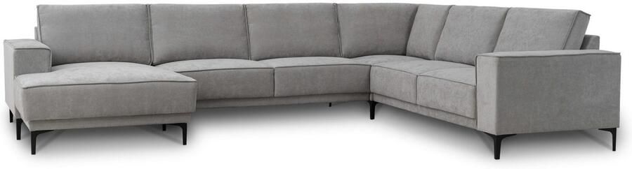 Places of Style Zithoek XXL bank Oland structuur platweefsel luxe microvezel bouclé - Foto 12