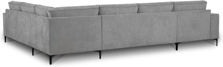 Places of Style Zithoek XXL bank Oland structuur platweefsel luxe microvezel bouclé - Foto 11