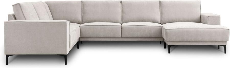 Places of Style Zithoek XXL bank Oland structuur platweefsel luxe microvezel bouclé - Foto 10