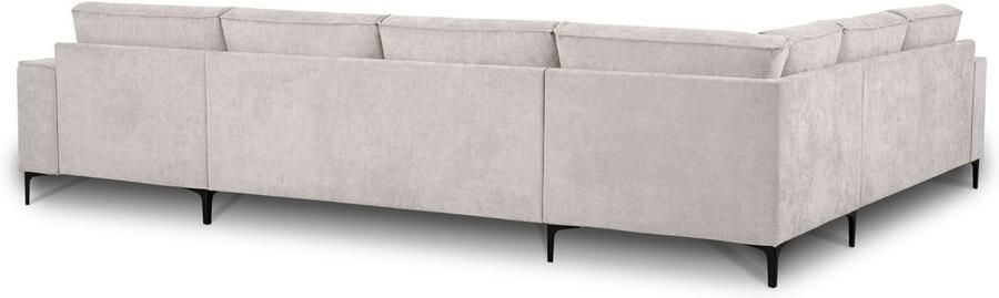 Places of Style Zithoek XXL bank Oland structuur platweefsel luxe microvezel bouclé - Foto 9