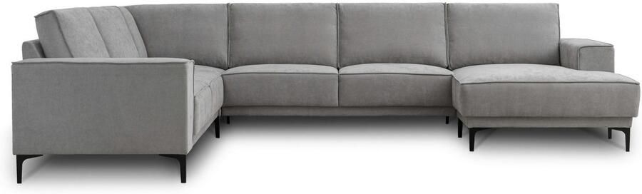 Places of Style Zithoek XXL bank Oland structuur platweefsel luxe microvezel bouclé - Foto 10