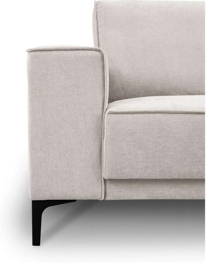 Places of Style Zithoek XXL bank Oland structuur platweefsel luxe microvezel bouclé - Foto 2