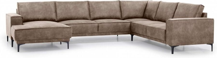 Places of Style Zithoek XXL bank Oland structuur platweefsel luxe microvezel bouclé - Foto 9