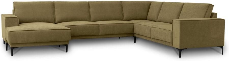 Places of Style Zithoek XXL bank Oland structuur platweefsel luxe microvezel bouclé - Foto 12