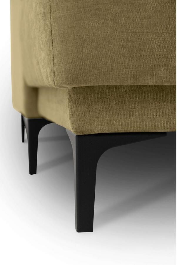 Places of Style Zithoek XXL bank Oland structuur platweefsel luxe microvezel bouclé - Foto 5