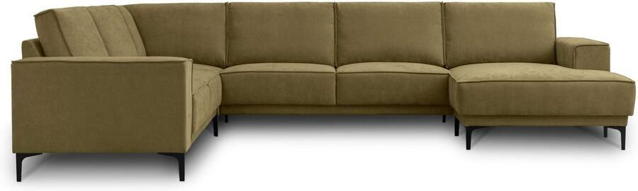 Places of Style Zithoek XXL bank Oland structuur platweefsel luxe microvezel bouclé - Foto 11