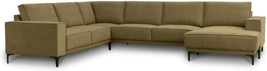 Places of Style Zithoek XXL bank Oland structuur platweefsel luxe microvezel bouclé - Foto 12