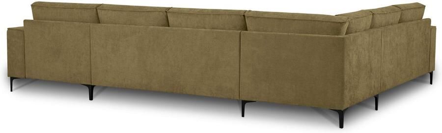 Places of Style Zithoek XXL bank Oland structuur platweefsel luxe microvezel bouclé - Foto 10