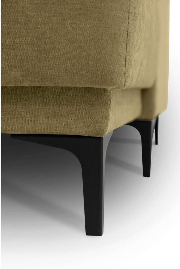 Places of Style Zithoek XXL bank Oland structuur platweefsel luxe microvezel bouclé - Foto 4