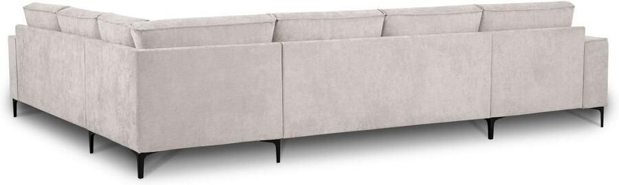 Places of Style Zithoek XXL bank Oland structuur platweefsel luxe microvezel bouclé - Foto 10