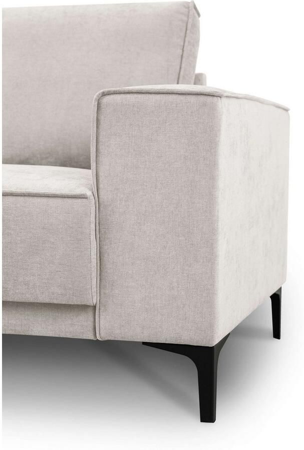 Places of Style Zithoek XXL bank Oland structuur platweefsel luxe microvezel bouclé - Foto 3