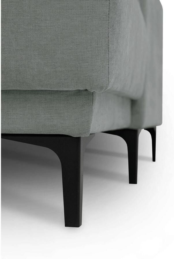 Places of Style Zithoek XXL bank Oland structuur platweefsel luxe microvezel bouclé - Foto 3