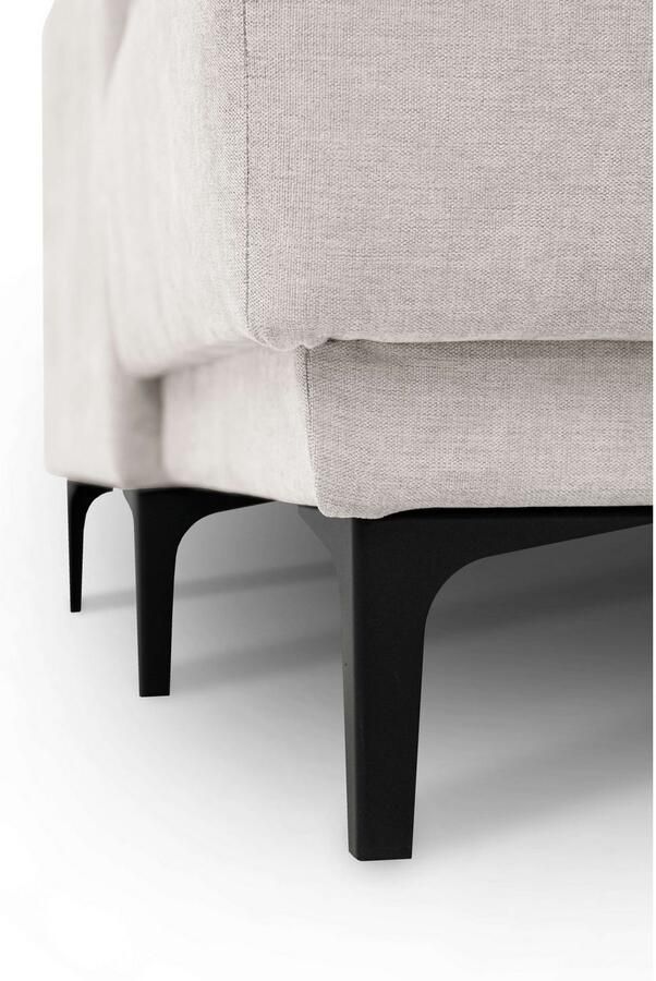 Places of Style Zithoek XXL bank Oland structuur platweefsel luxe microvezel bouclé - Foto 3