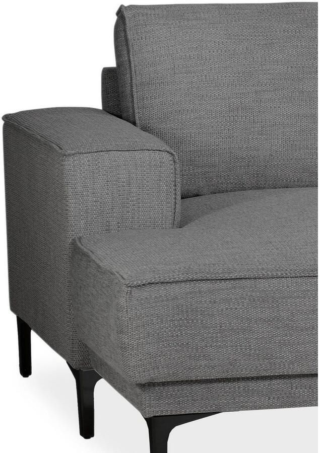 Places of Style Zithoek XXL bank Oland structuur platweefsel luxe microvezel bouclé - Foto 3