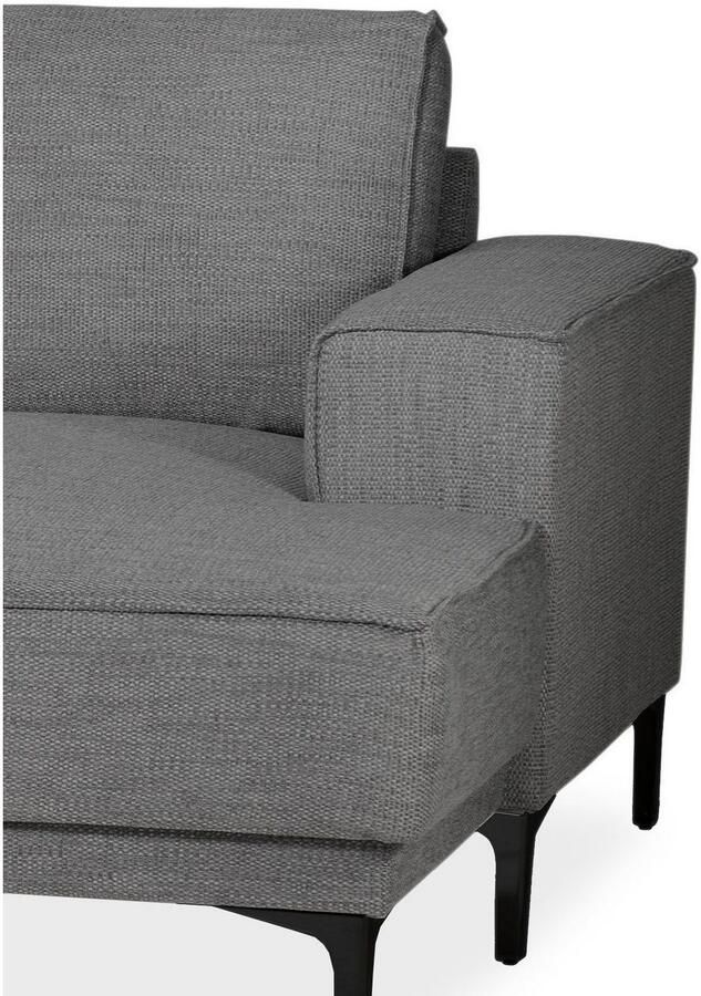 Places of Style Zithoek XXL bank Oland structuur platweefsel luxe microvezel bouclé - Foto 3