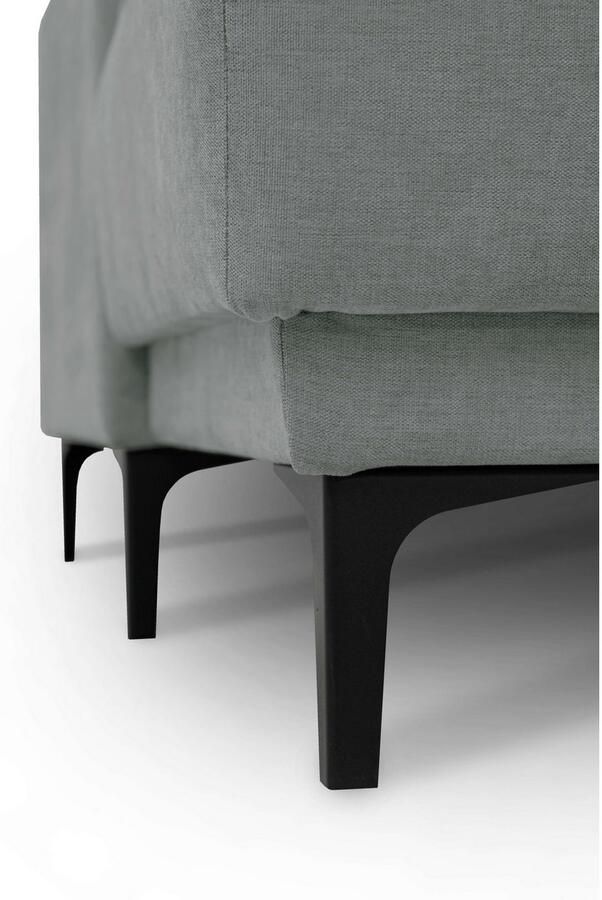 Places of Style Zithoek XXL bank Oland structuur platweefsel luxe microvezel bouclé - Foto 3