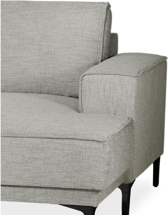 Places of Style Zithoek XXL bank Oland structuur platweefsel luxe microvezel bouclé - Foto 3