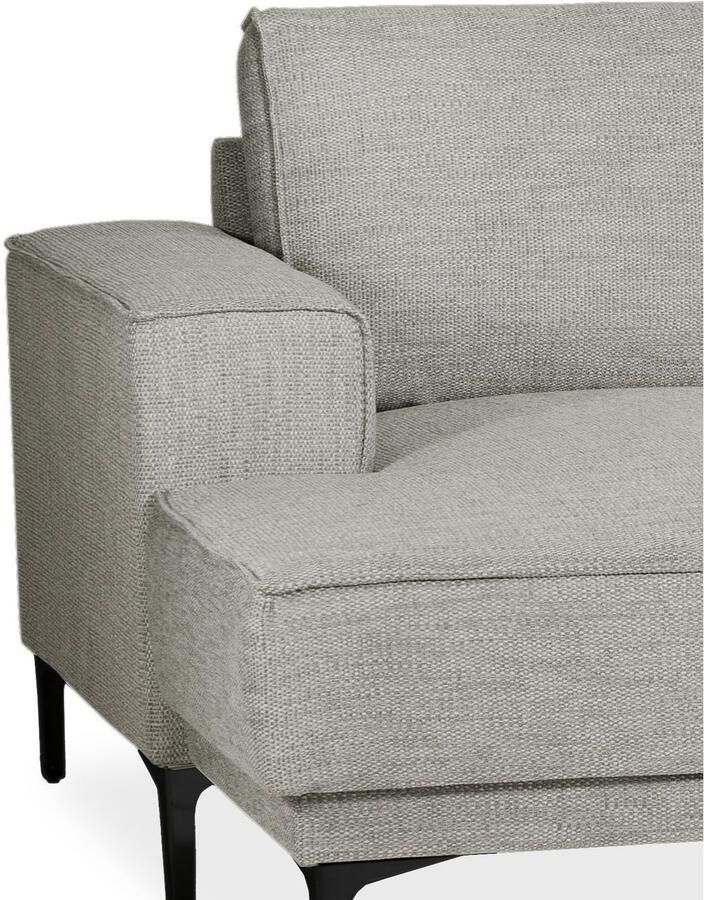 Places of Style Zithoek XXL bank Oland structuur platweefsel luxe microvezel bouclé - Foto 3