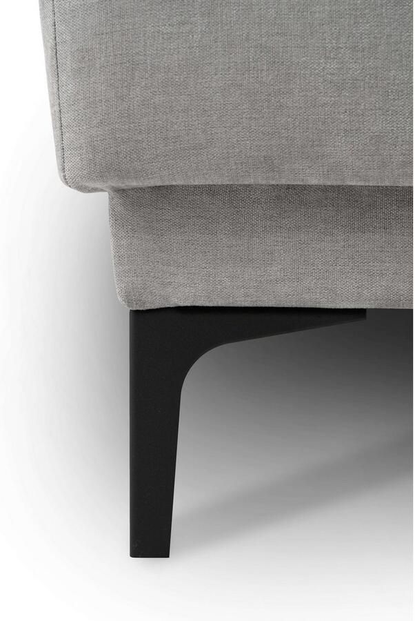 Places of Style Zithoek XXL bank Oland structuur platweefsel luxe microvezel bouclé - Foto 5